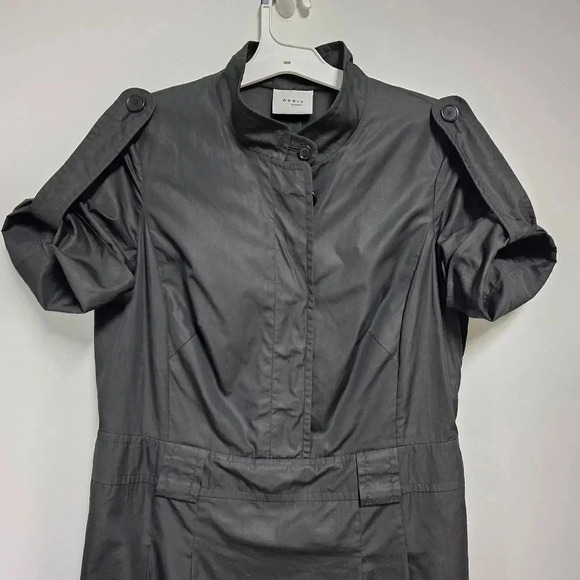AKRIS punto black 12 shirt dress - Picture 4 of 14